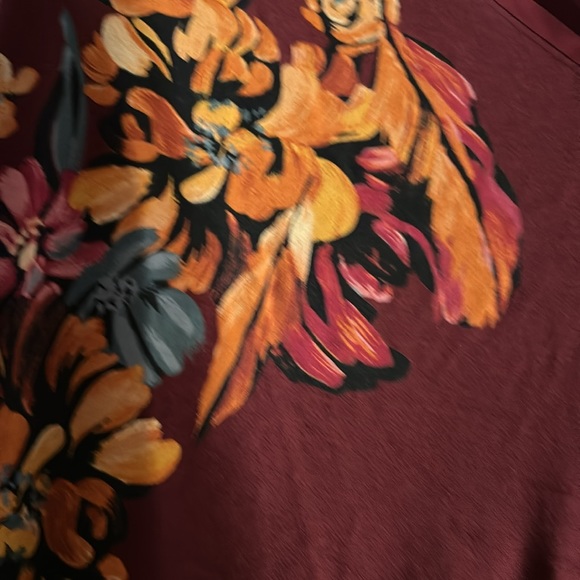 Burgundy Fall top 1x 💗 - Picture 5 of 7